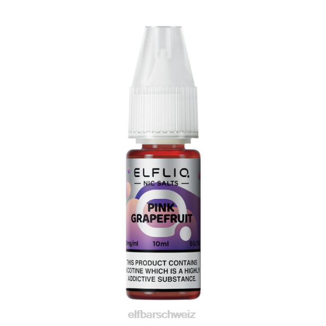 Elfbar Elfliq Pink Grapefruit-Nic-Salze – 10 ml – 10 mg/ml 844PZ202