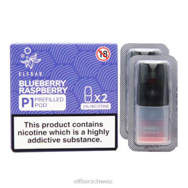 Elfbar Mate 500 P1 vorgefüllte Kapseln – 20 mg (2 Packungen) Sakura-Minze 844PZ167