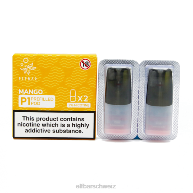 Elfbar Mate 500 p1 vorgefüllte Schoten – 20 mg (2er-Pack) Zitrone und Limette 844PZ149