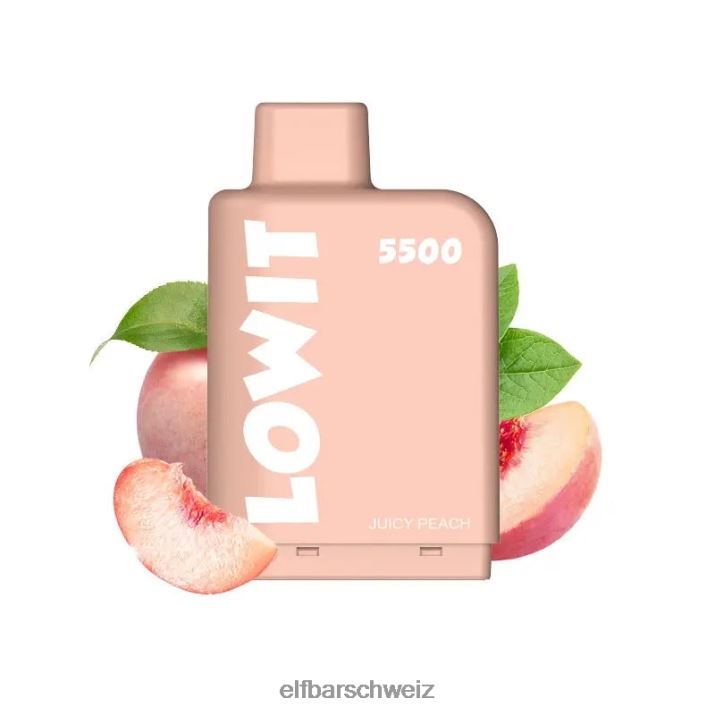 vorgefüllte Kapsel Lowit 5500 Züge 2% Nic Minze ELFBAR 8T2RT141